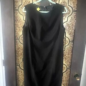 Jones New York Classic Black Midi Dress